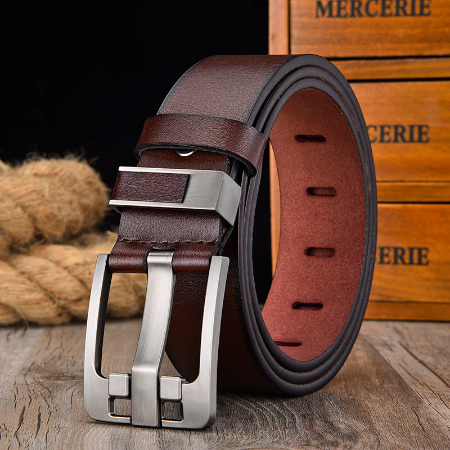 Leather belt